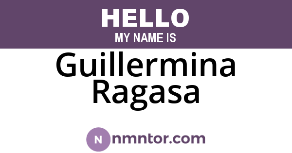 Guillermina Ragasa