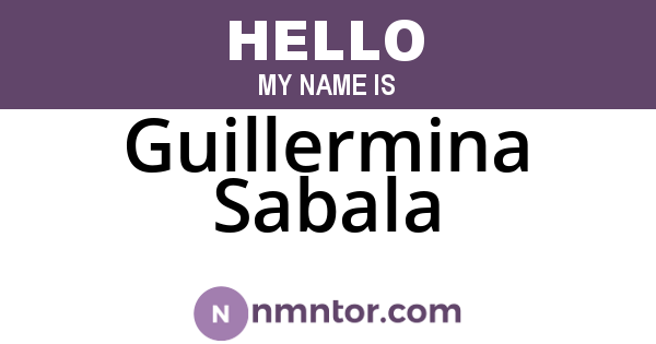 Guillermina Sabala