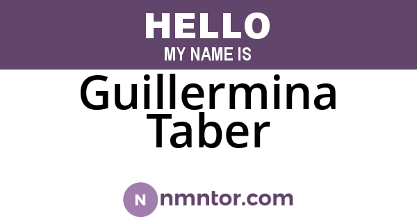 Guillermina Taber