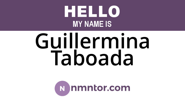 Guillermina Taboada