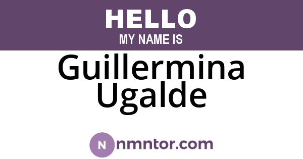 Guillermina Ugalde