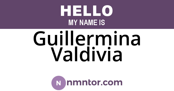 Guillermina Valdivia