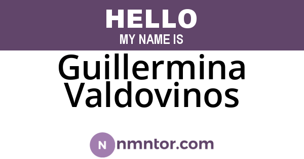 Guillermina Valdovinos