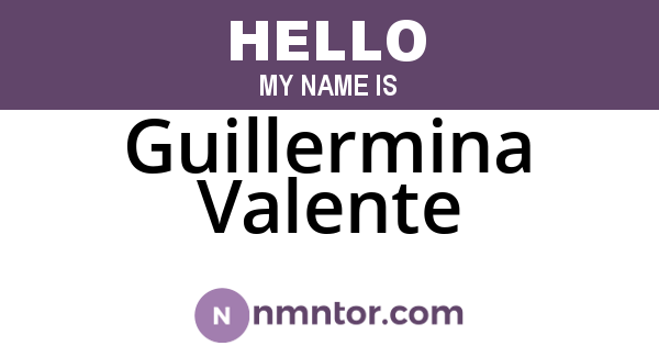 Guillermina Valente