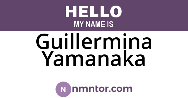 Guillermina Yamanaka