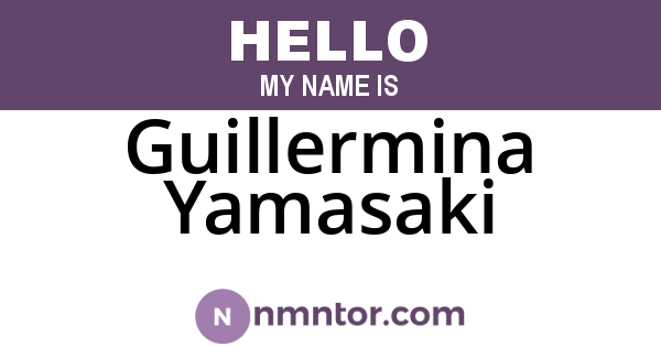 Guillermina Yamasaki