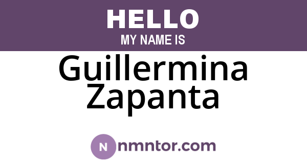 Guillermina Zapanta