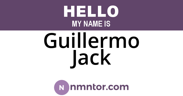 Guillermo Jack