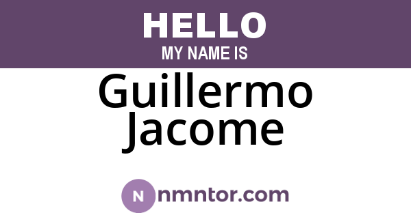 Guillermo Jacome