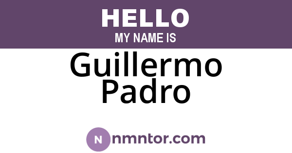 Guillermo Padro