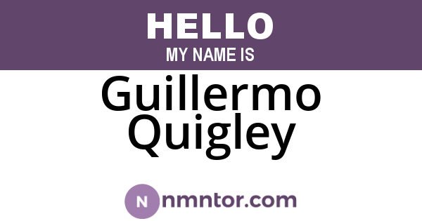 Guillermo Quigley