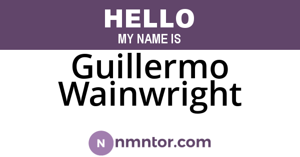 Guillermo Wainwright