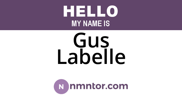 Gus Labelle