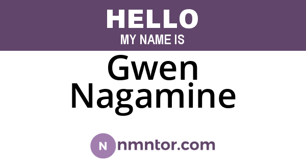 Gwen Nagamine