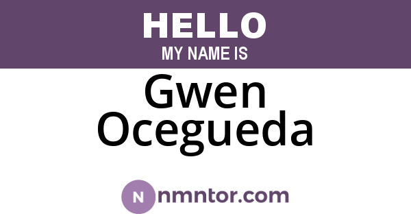 Gwen Ocegueda