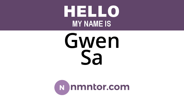 Gwen Sa