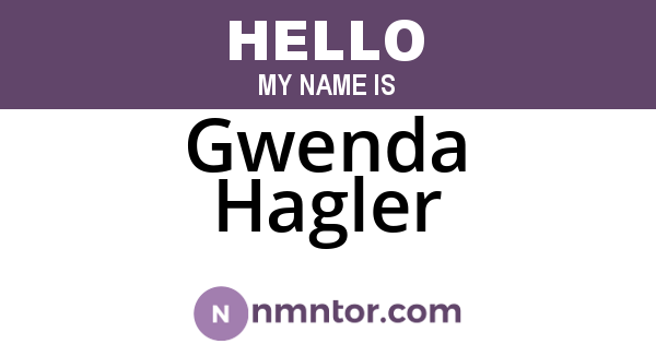 Gwenda Hagler