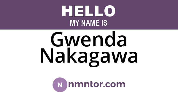 Gwenda Nakagawa