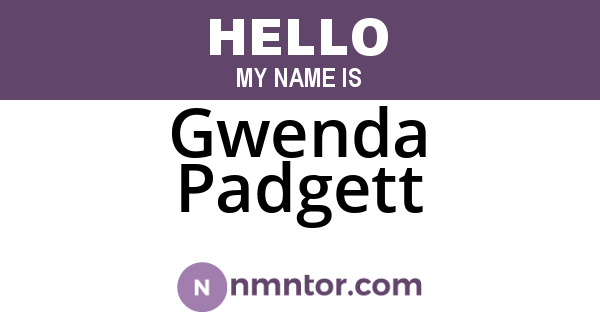 Gwenda Padgett