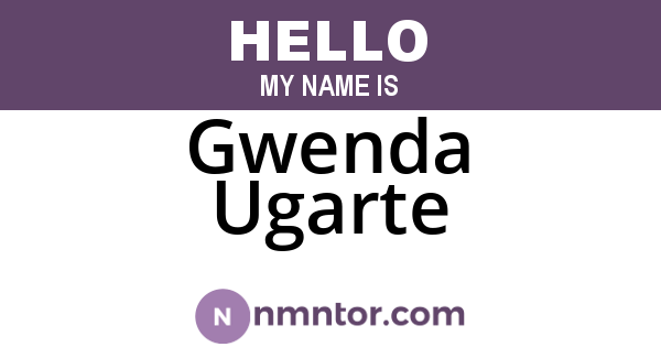 Gwenda Ugarte