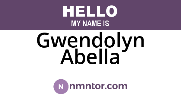 Gwendolyn Abella