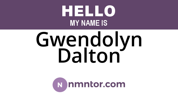 Gwendolyn Dalton