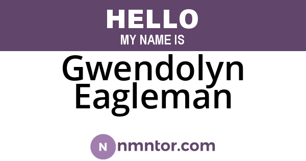 Gwendolyn Eagleman