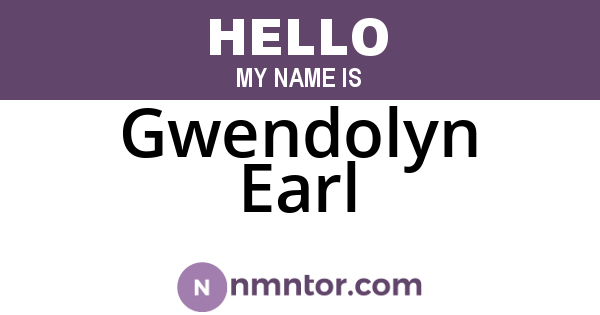 Gwendolyn Earl
