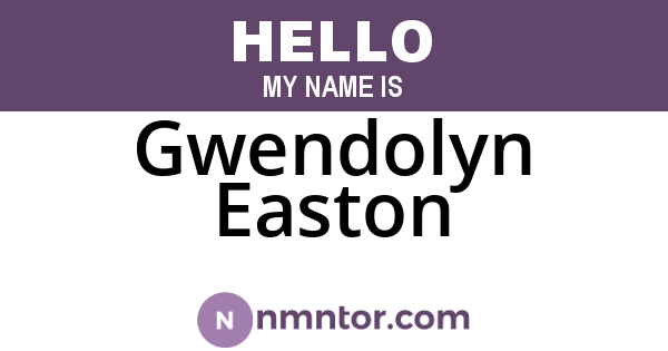 Gwendolyn Easton