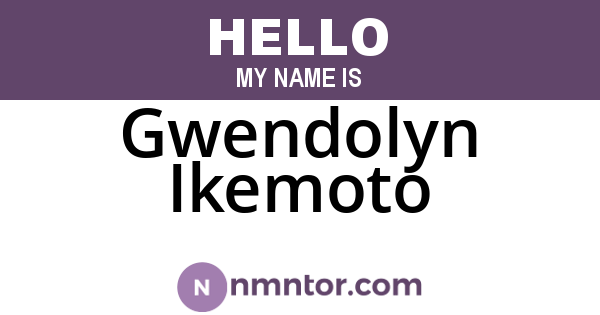 Gwendolyn Ikemoto