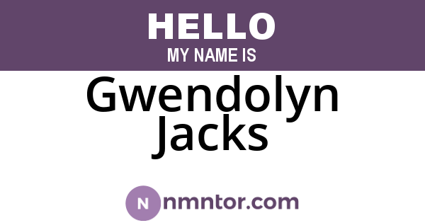 Gwendolyn Jacks