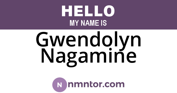 Gwendolyn Nagamine