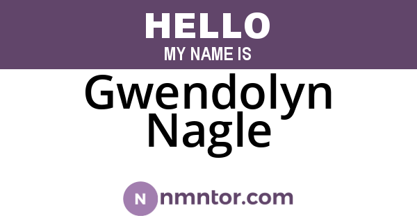 Gwendolyn Nagle