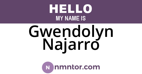 Gwendolyn Najarro