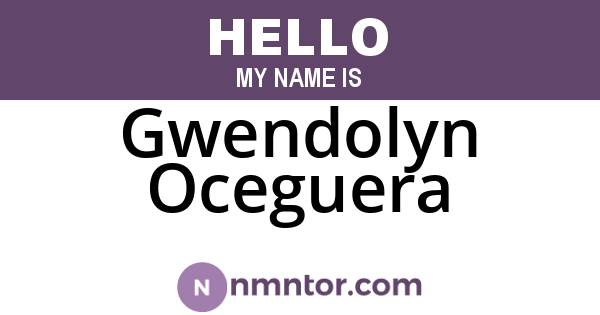Gwendolyn Oceguera