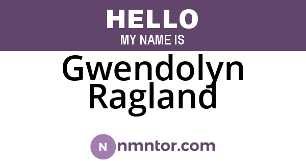 Gwendolyn Ragland