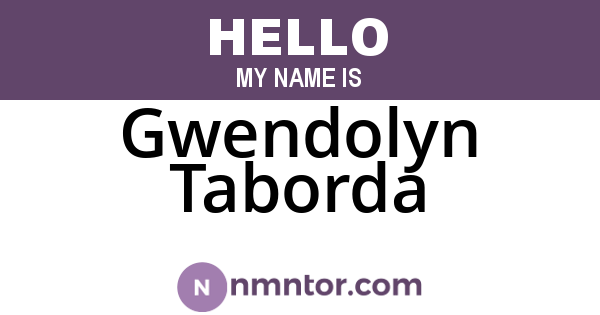 Gwendolyn Taborda