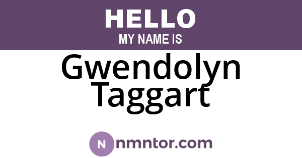 Gwendolyn Taggart
