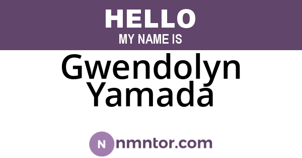 Gwendolyn Yamada