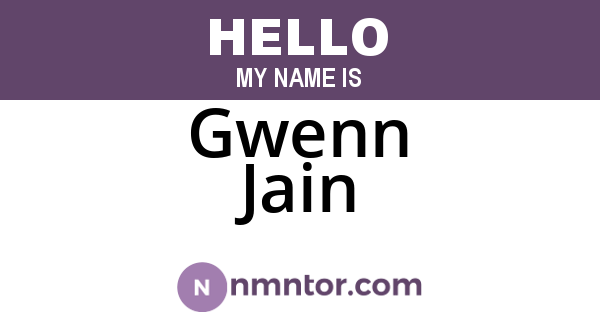 Gwenn Jain