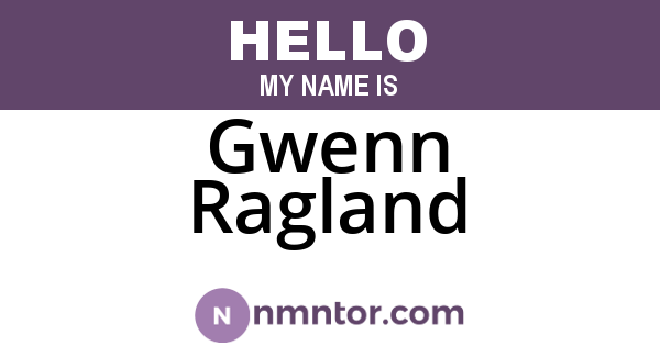 Gwenn Ragland
