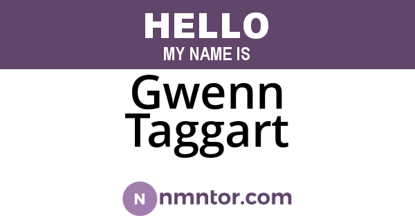 Gwenn Taggart