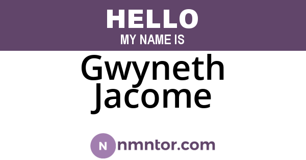 Gwyneth Jacome