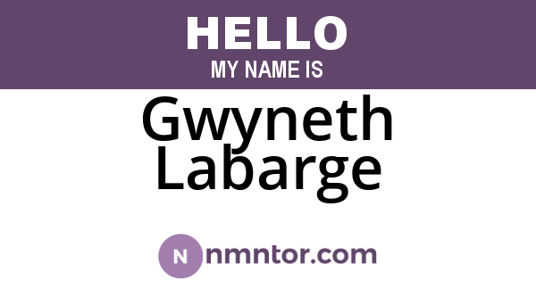 Gwyneth Labarge