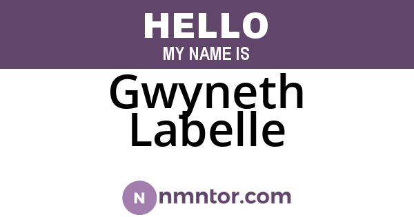 Gwyneth Labelle