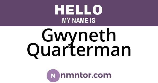 Gwyneth Quarterman