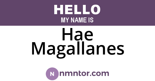 Hae Magallanes