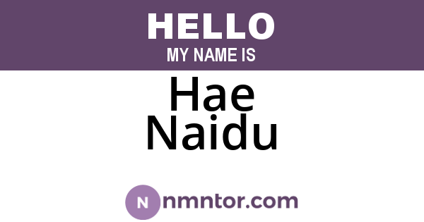 Hae Naidu