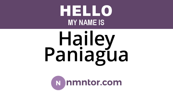Hailey Paniagua