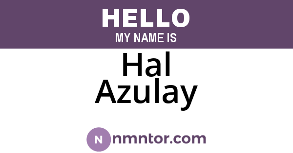 Hal Azulay
